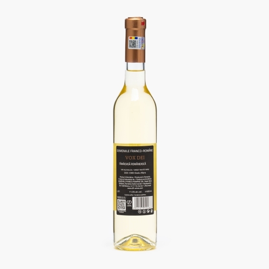 Vin alb dulce Tămâioasă Românească Vox Dei, 11.5%, 0.5l