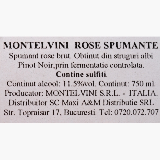 Spumant rose brut 11.5%, 0.75l