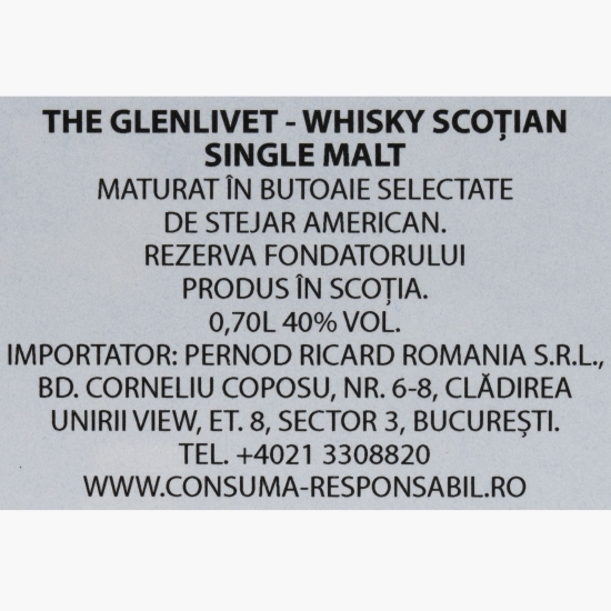 Single Malt Whisky, 40%, Scotland, 0.7l + cutie