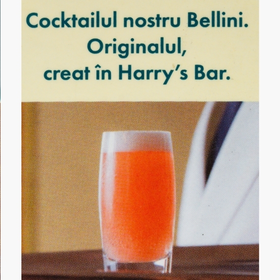 Cocktail Bellini pe bază de vin cu pulpă de piersici albe, 5.5%, 0.2l