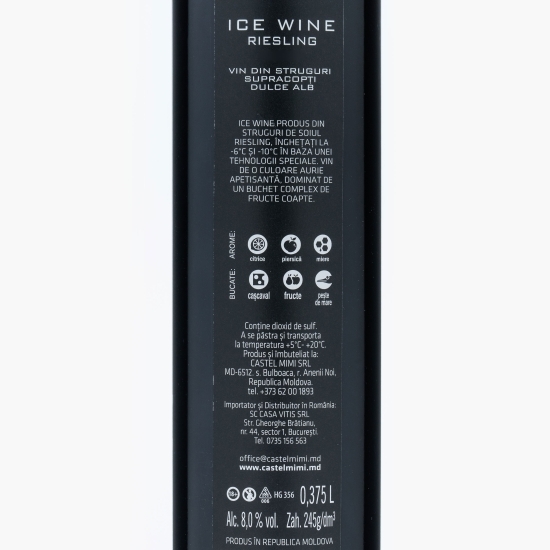 Vin alb dulce Riesling Ice Wine, 8%, 0.375l