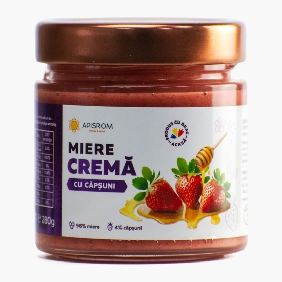 Miere cremă cu căpșuni 280g