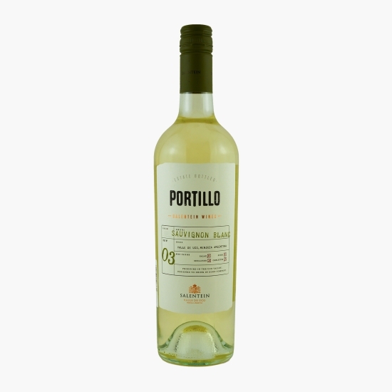 Vin alb sec, Portillo, Sauvignon Blanc, 12.5%, 0.75l