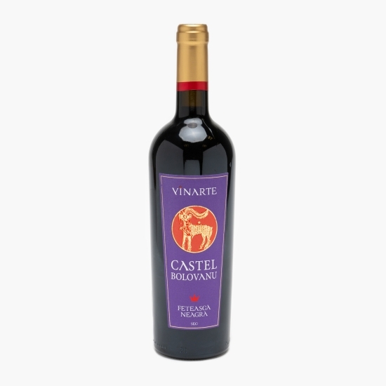 Vin roșu sec Fetească Neagră, 13%, 0.75l