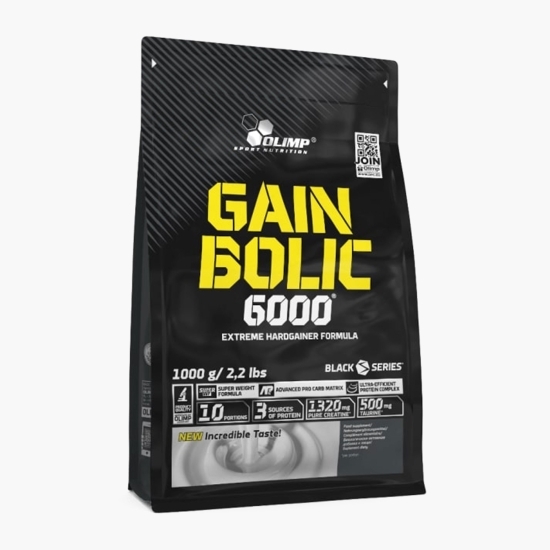 Gainer proteine Gain Bolic 6000, aromă ciocolată, 1kg