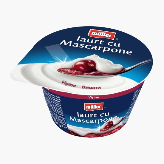 Iaurt cu mascarpone și vișine 130g