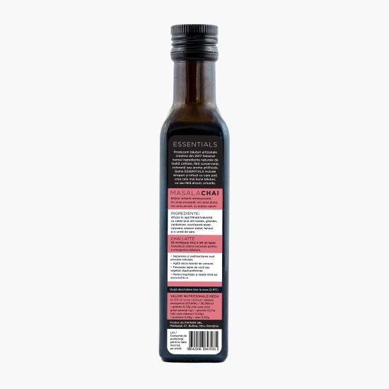 Masala Chai, sirop natural pentru Chai latte 230ml