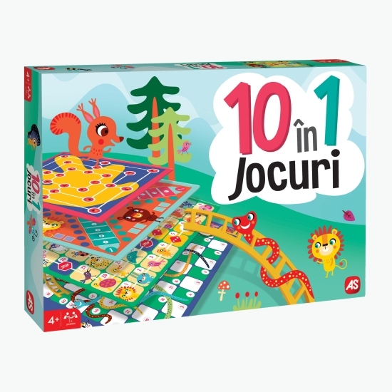 10 jocuri în 1, 4+ ani