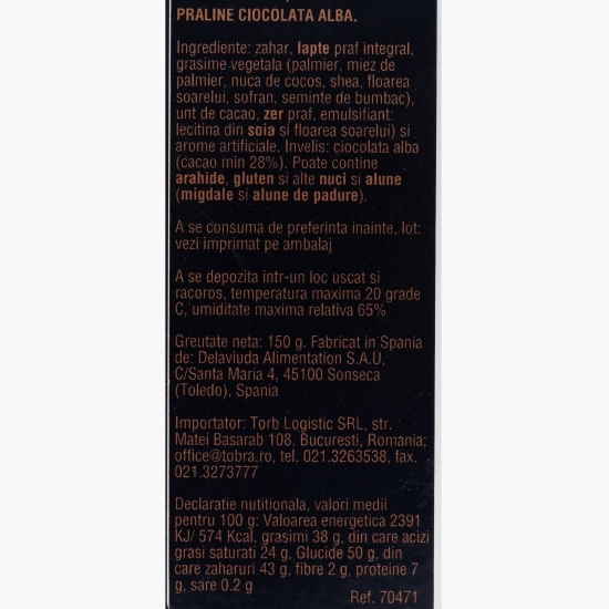 Praline de ciocolată albă 150g