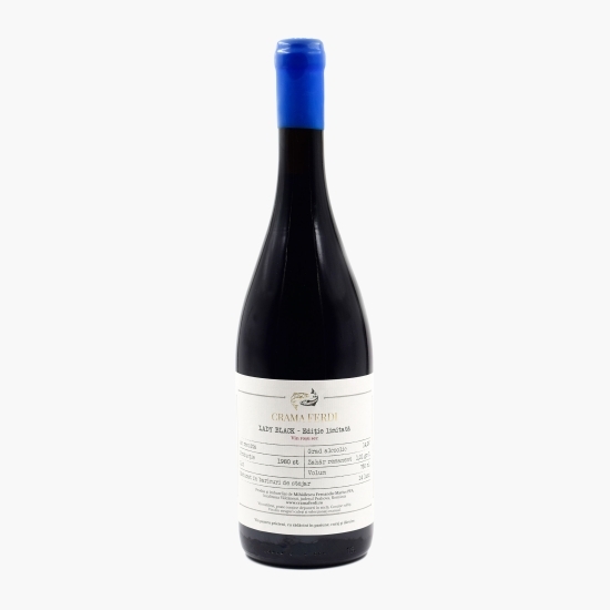 Vin roșu sec Fetească Neagră Lady Black, 14.2%, 0.75l