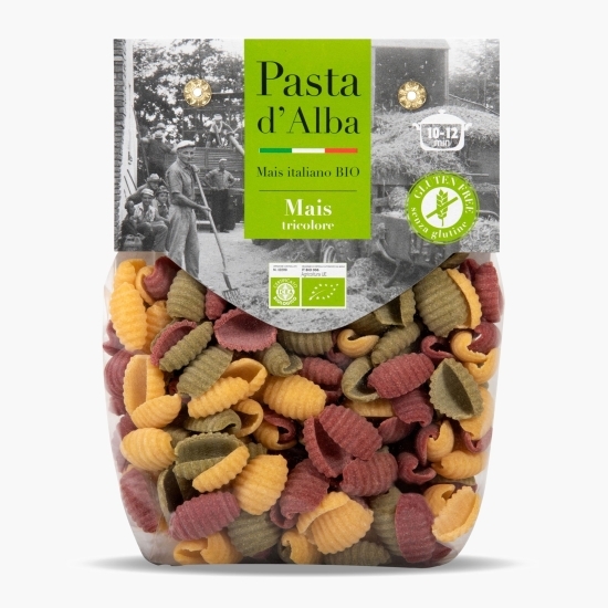 Paste tricolore gnocchetti eco din porumb, spanac și sfeclă roșie 250g