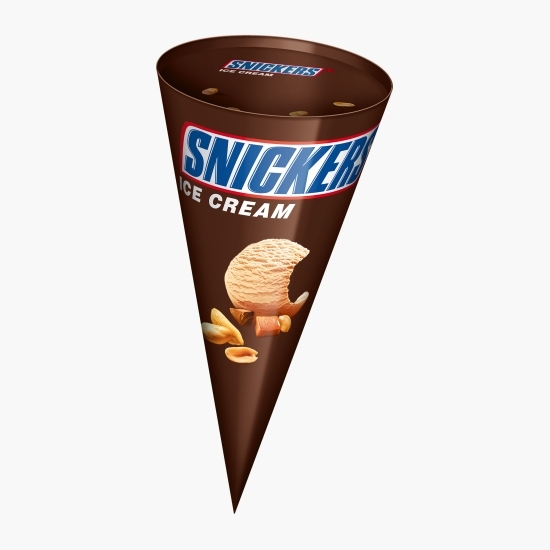 Înghețată cu caramel, ciocolată și arahide, Snickers 110ml