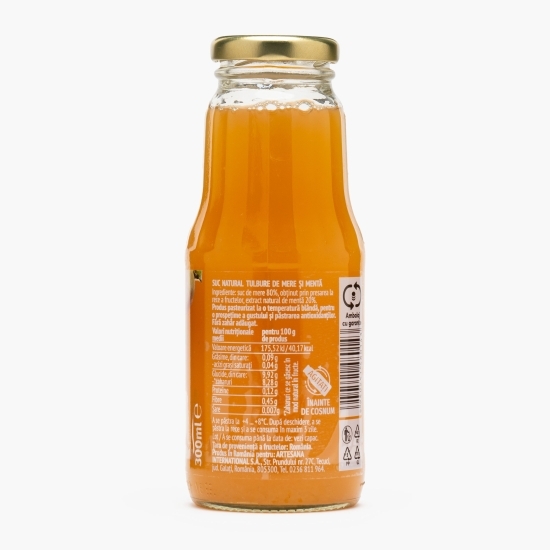 Suc natural de mere și mentă 0.3l