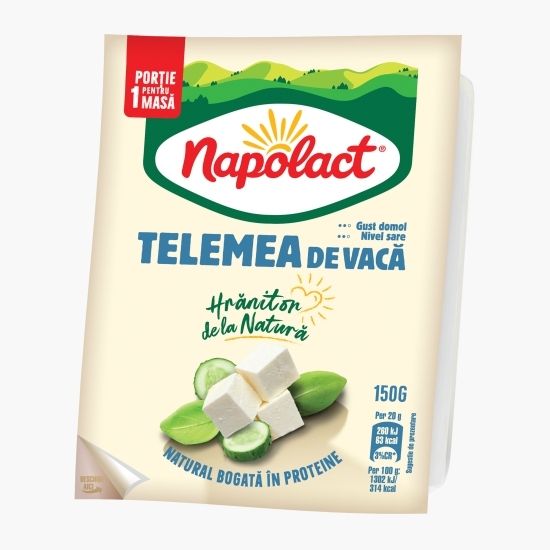 Telemea de vacă gust domol 150g