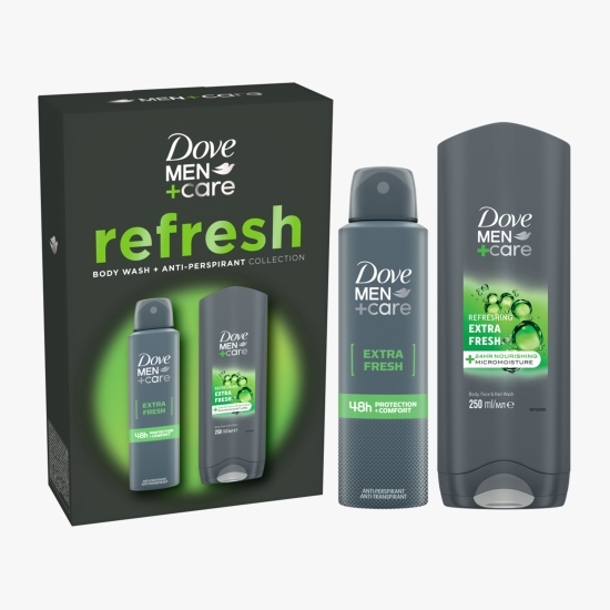 Set cadou Men+Care: spray Extra Fresh 150ml & gel de duș Extra Fresh 250ml