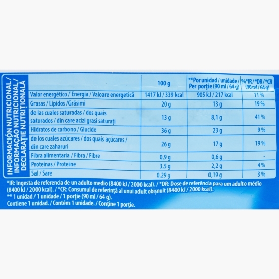 Înghețată de vanilie și biscuiți 90ml