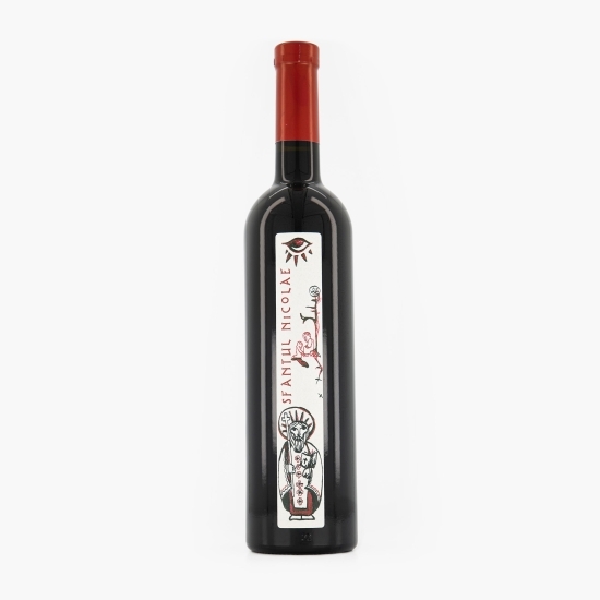 Vin roșu sec Merlot și Cabernet Sauvignon, Sfântul Nicolae, 14%, 0.75l