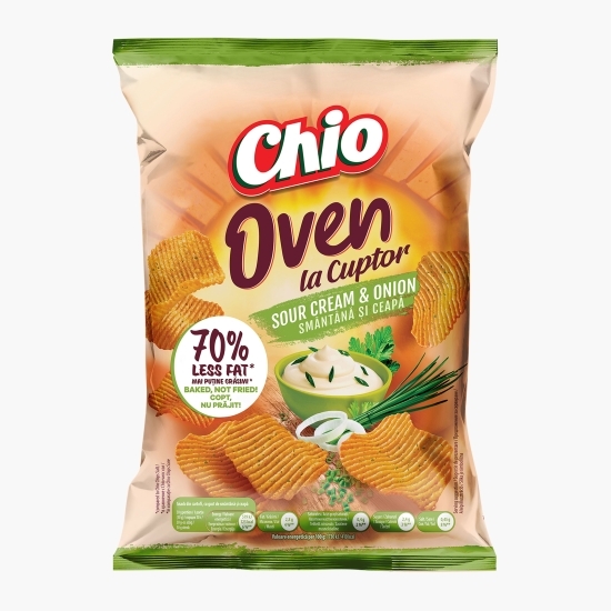 Chipsuri din cartofi cu smântână și ceapă, Oven 100g