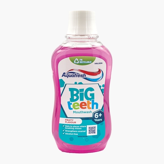 Apă de gură Big Teeth Mint pentru copii +6 ani, 300ml