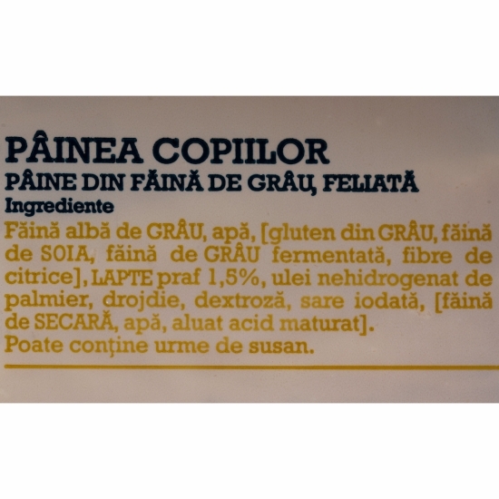 Toast Pâinea Copiilor 500g