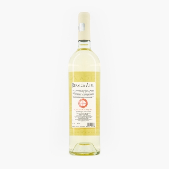 Vin alb sec Rusalcă Albă, 13%, 0.75l