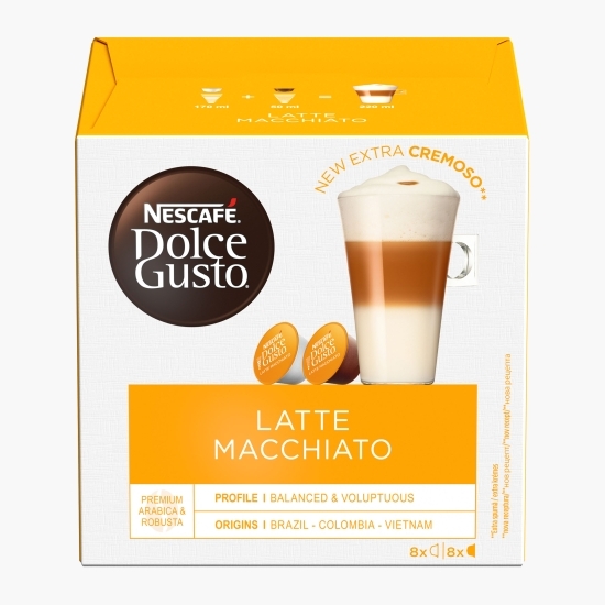 Latte Macchiato 8 băuturi 183.2g, capsule cafea 