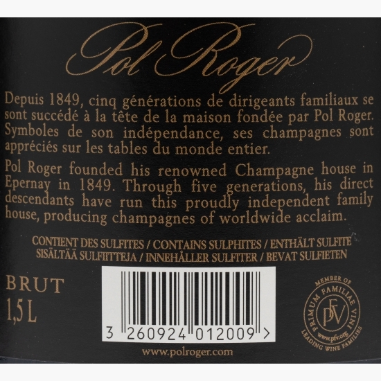 Șampanie brut Reserve Magnum, 12.5%, 1.5l