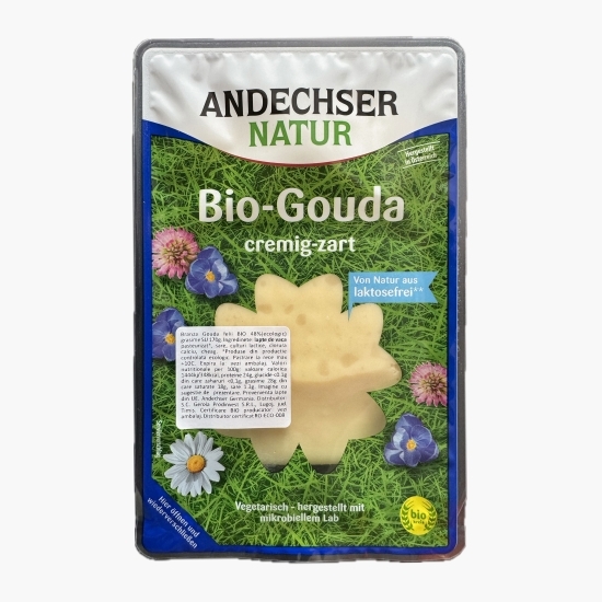 Brânză gouda eco felii 48% grăsime, 170g