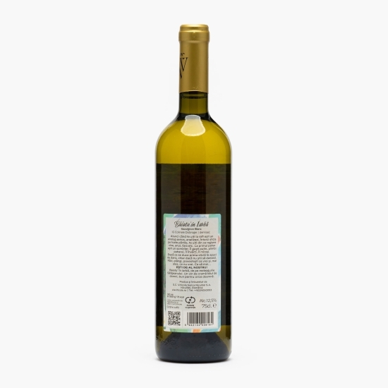 Vin alb demisec Sauvignon Blanc, 12.5%,0.75l