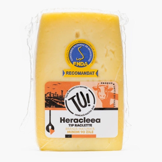 Brânză Heracleea (tip raclette), maturată 90 de zile, 200g