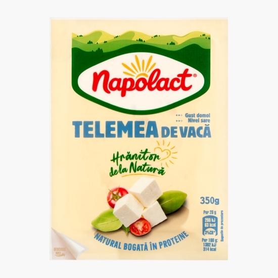 Telemea de vacă cu gust domol 350g