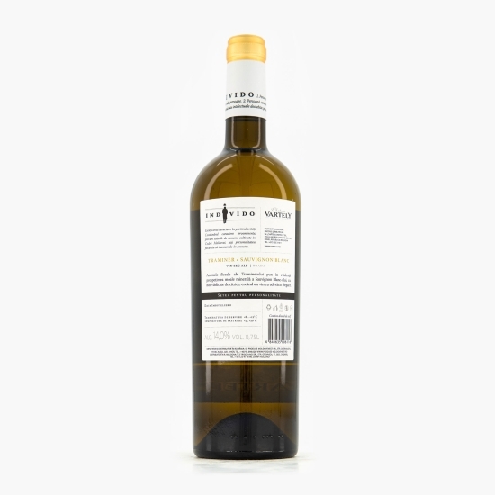 Vin sec alb Individo Traminer & Sauvignon Blanc, 14%, 0.75l