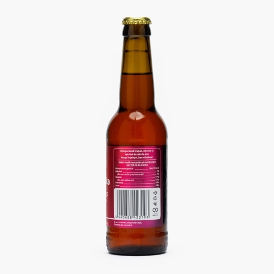 Băutură răcoritoare din kombucha cu aromă de zmeură 330ml