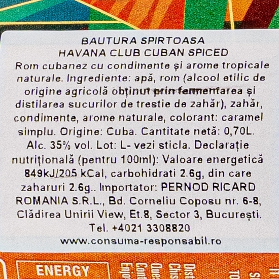 Rom cubanez 35% alc. 0.7l