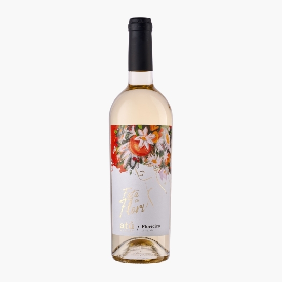 Vin alb sec Floricica, 13%, 0.75l