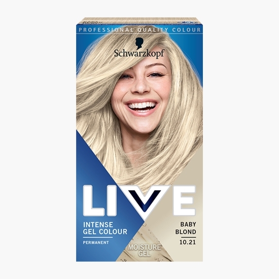 Vopsea de păr permanentă sub formă de gel 10.21 Baby blond 142.5ml