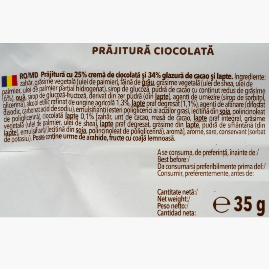 Prajitură cu cremă de ciocolată 35g