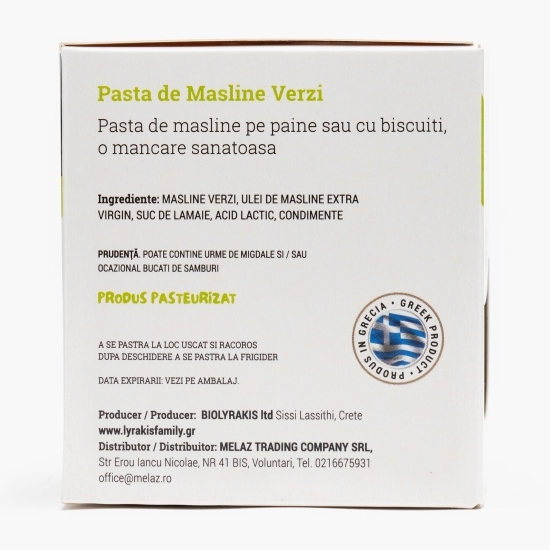 Pastă de măsline verzi 170g