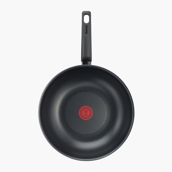 Tigaie Wok Simple Cook, 28cm, Thermo-Signal, înveliș antiaderent din titan