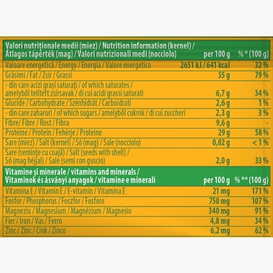 Semințe negre XXL cu sare 80g