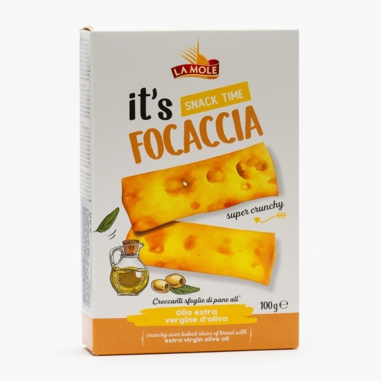 Felii de pâine coapte cu ulei de măsline extra virgin 100g