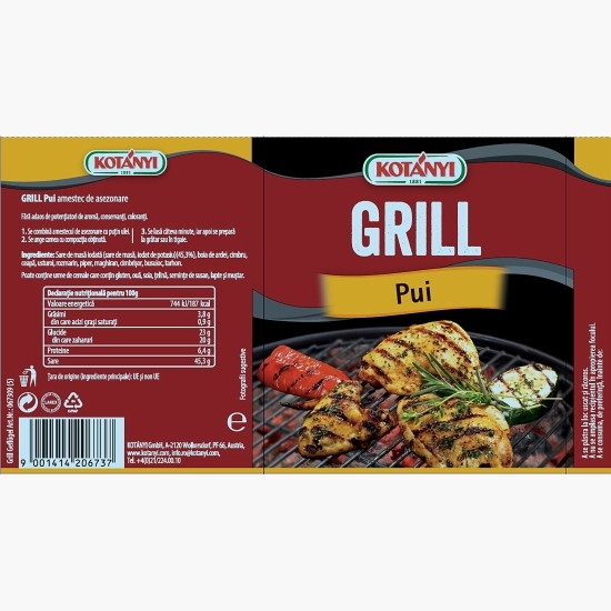 Amestec de asezonare pentru pui Grill 80g