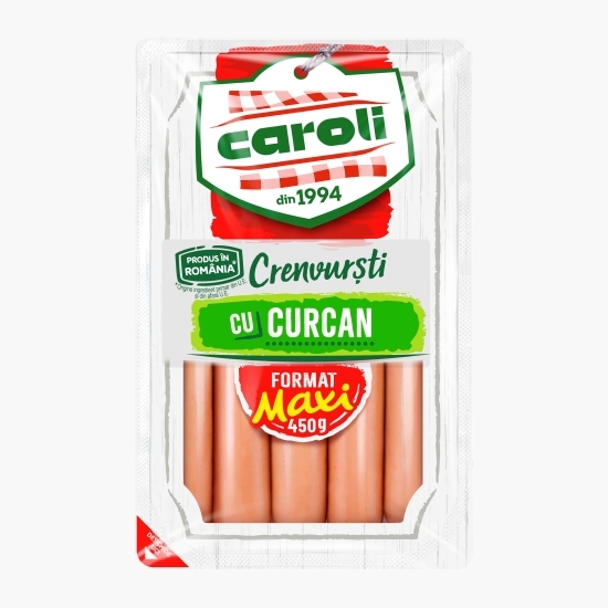 Crenvurști cu curcan 450g