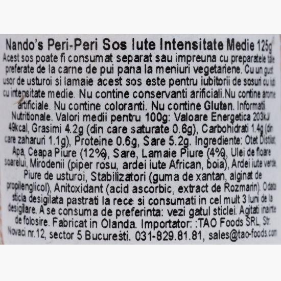 Sos Peri-Peri mediu 125g