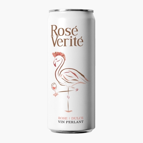 Vin perlant rose dulce, 7%, 0.25l