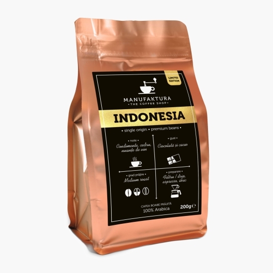 Indonesia 200g cafea boabe prăjită