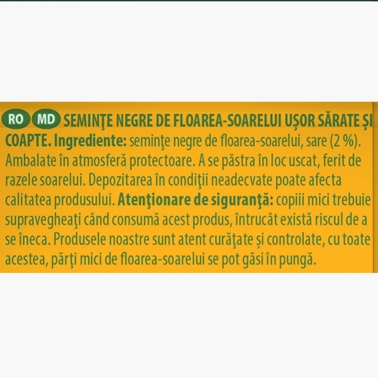 Semințe negre XXL cu sare 80g