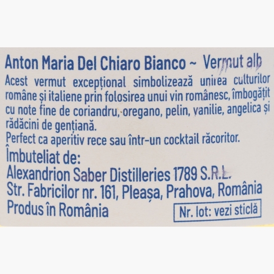 Vermut Bianco 16%, 0.75l