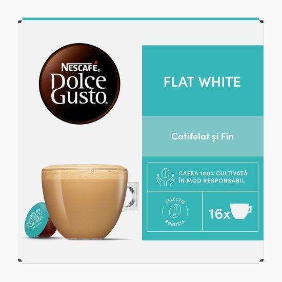 Flat White 16 băuturi 187.2g, capsule cafea 