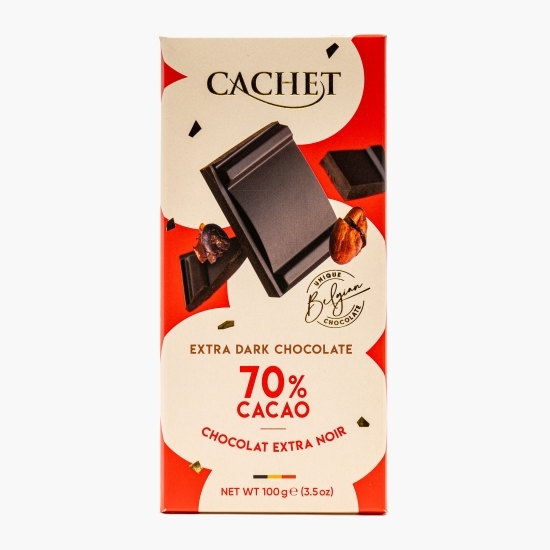 Ciocolată neagră cu 70% cacao, 100g